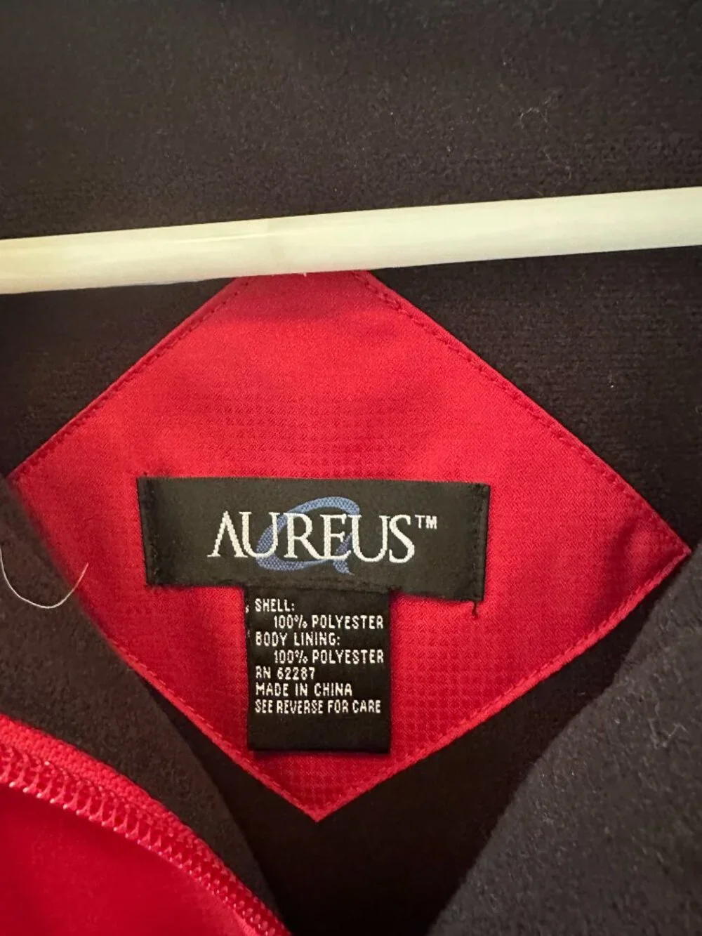 NWT Aureus Full Zip Fleece Lined Jacket Size L